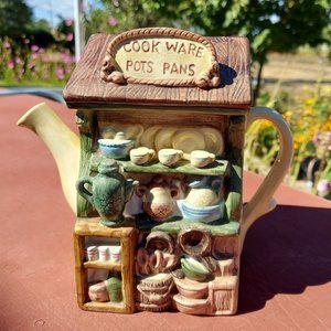 Whimsical Cottage Teapot